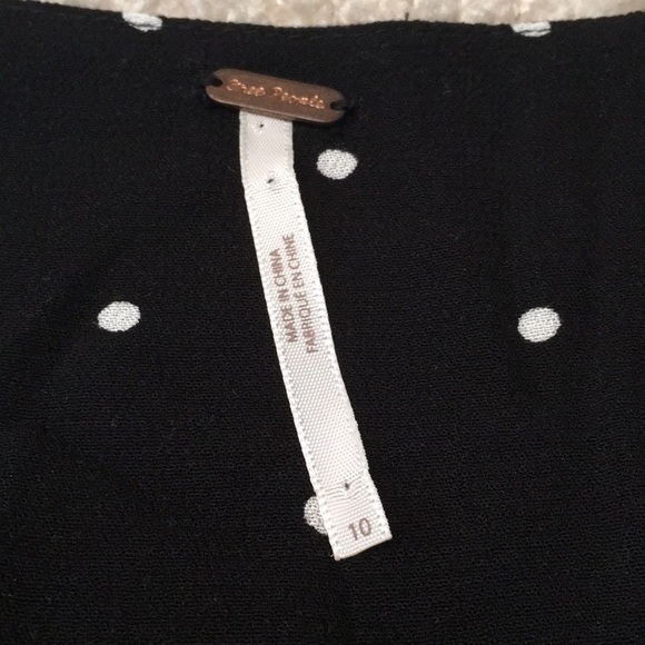 Free People All Yours Black Polka Dot Dress - Picture 5 of 7